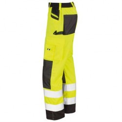 Plain SAFE-GUARD HI-VIS CARGO TROUSERS RESULT 280 GSM